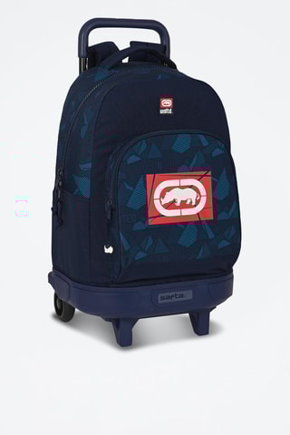 Sac à dos à roulettes - Bleu marine et bleu