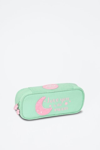 Trousse - Vert et rose