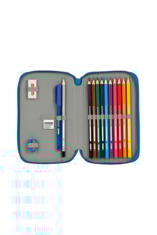 Trousse et 28 accessoires - Bleu canard