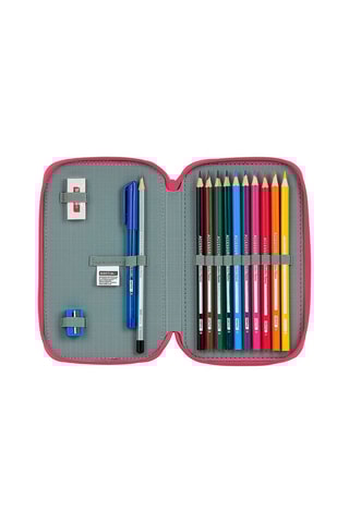Trousse et 28 accessoires - Framboise
