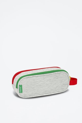 Trousse - Gris et rouge