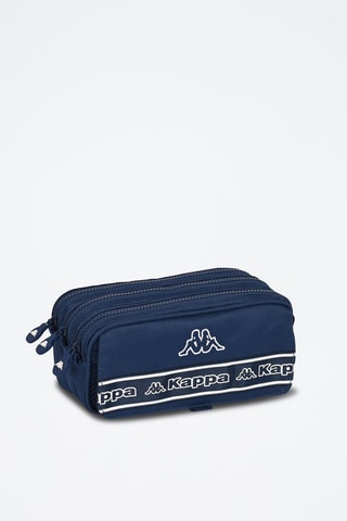 Trousse - Bleu foncé et blanc
