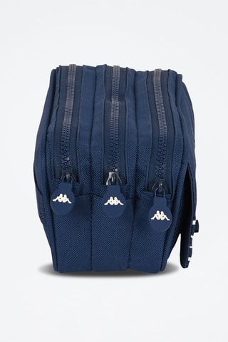 Trousse - Bleu foncé et blanc