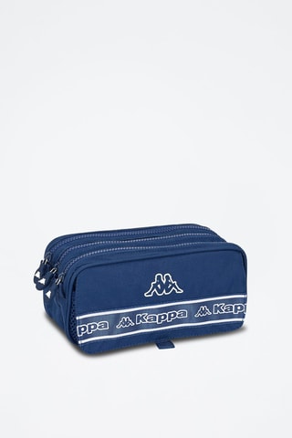 Trousse - Bleu foncé et blanc