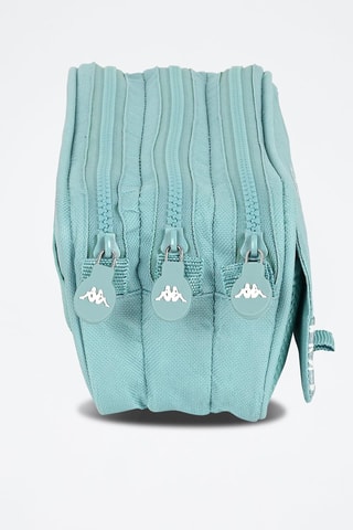Trousse - Turquoise et blanc