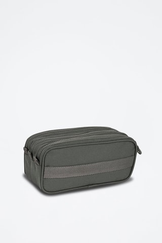 Trousse - Gris et blanc