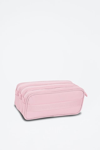 Trousse - Rose clair et blanc