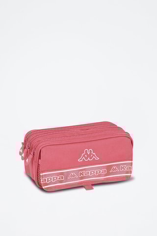 Trousse - Rose foncé et blanc