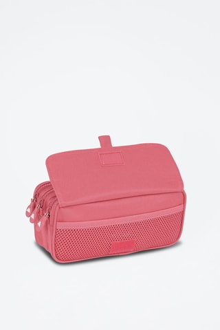 Trousse - Rose foncé et blanc