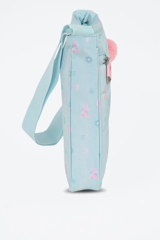 Sac bandoulière - Turquoise et rose