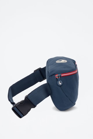 Sac banane - Bleu marine et rouge