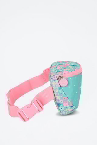 Sac banane - Bleu et rose