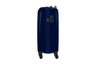 Valise cabine - Bleu marine et blanc - 55 cm - 20 l