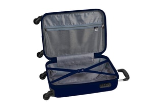 Valise cabine - Bleu marine et blanc - 55 cm - 20 l