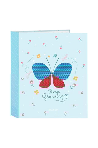 Classeur cartonné - Bleu - 27 x 33 x 6 cm