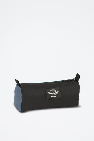 Trousse California - Noir et bleu cobalt