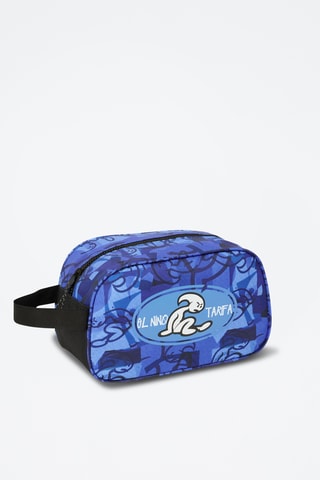 Trousse de toilette Roller - Noir et bleu marine