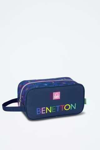 Sac à chaussures Damero - Bleu marine