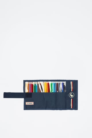 Trousse enroulable garnie Eclipse - 27 pièces - Bleu marine