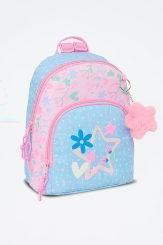 Sac à dos Smile - Rose et ciel