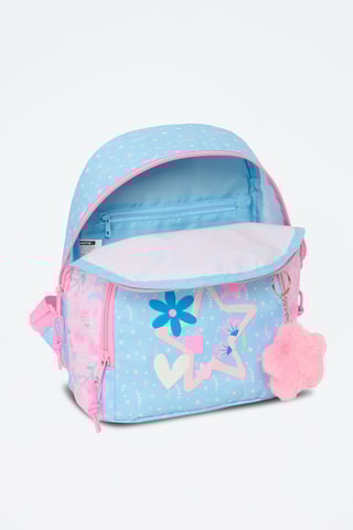 Sac à dos Smile - Rose et ciel