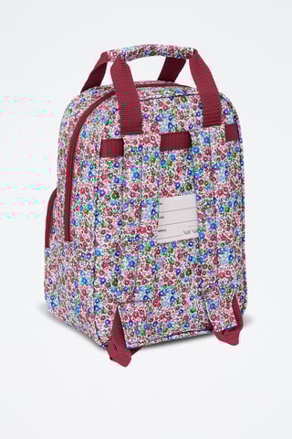 Sac à dos - Ecru et bleu roi