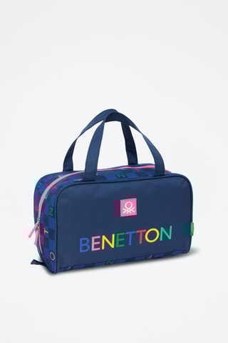 Trousse de toilette Damero - Bleu marine
