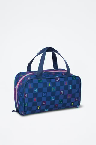 Trousse de toilette Damero - Bleu marine