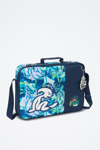 Sacoche Kook - Bleu marine et turquoise