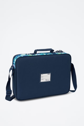 Sacoche Kook - Bleu marine et turquoise