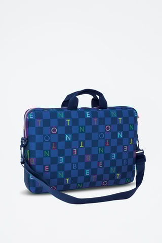 Porte-ordinateur Damero - Bleu marine