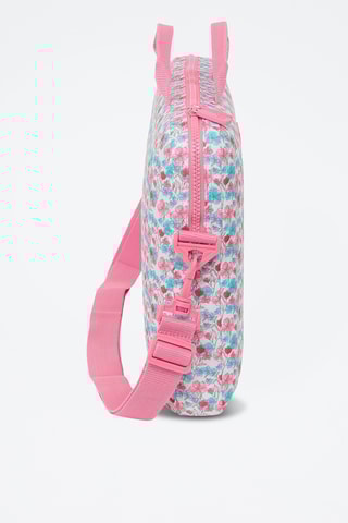 Porte-ordinateur Flores - Turquoise et rose