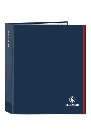 Classeur à anneaux Classic - Bleu marine - 27 x 33 x 6 cm