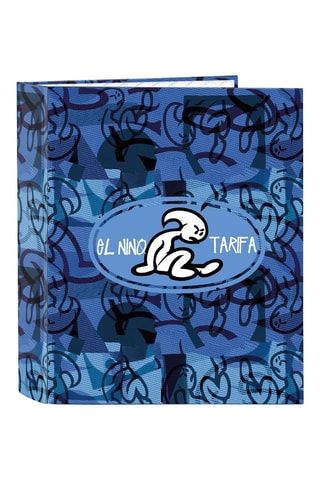 Classeur à anneaux Roller - Bleu marine - 27 x 33 x 6 cm