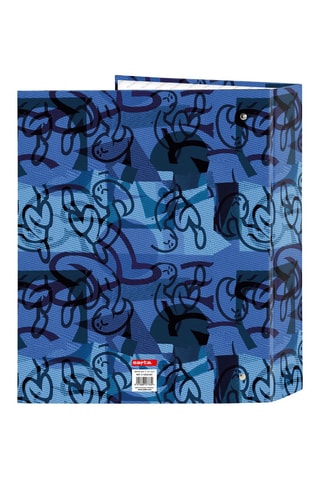 Classeur à anneaux Roller - Bleu marine - 27 x 33 x 6 cm