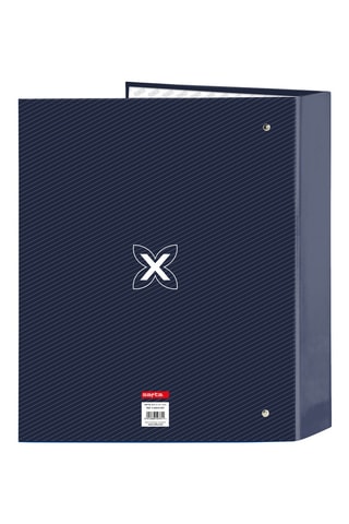Classeur à anneaux Bleu indigo - Bleu marine - 27 x 33 x 6 cm