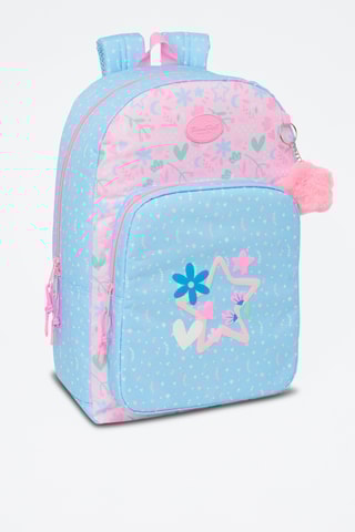 Sac à dos Smile - Rose et turquoise