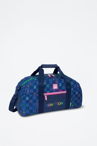 Sac de sport Damero - Bleu marine