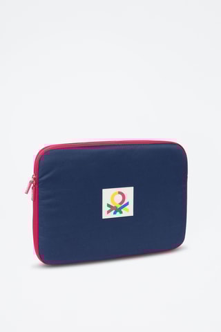 Housse de protection pour portable 15,6’’ Cherry - Bleu marine et rouge framboise