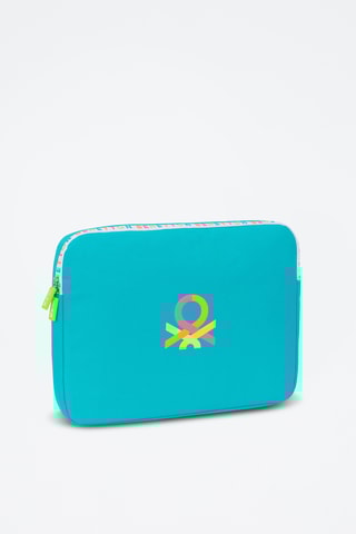 Housse de protection pour portable 15,6’’ Summer - Turquoise et jaune