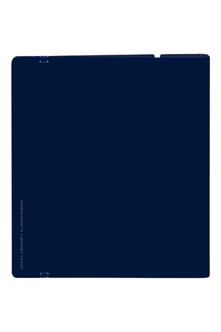 Classeur à anneaux Damero - Bleu marine - 27 x 32 x 4 cm