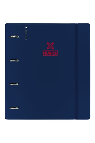 Classeur à anneaux - Bleu roi - 27 x 32 x 4 cm