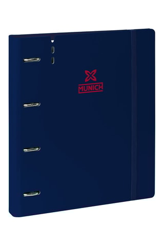 Classeur à anneaux - Bleu roi - 27 x 32 x 4 cm