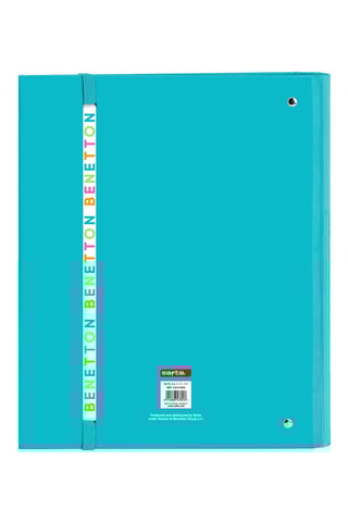 Classeur à anneaux Summer - Turquoise - 27 x 32 x 4 cm