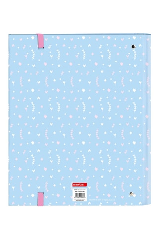 Classeur à anneaux Smile - Ciel - 27 x 32 x 4 cm