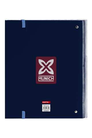 Classeur à anneaux Royal - Bleu marine - 27 x 32 x 4 cm