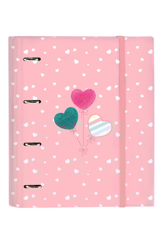 Classeur Globitos - Rose - 27 x 32 x 3,5 cm