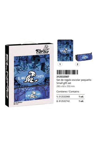 Coffret papeterie Roller - 2 pièces