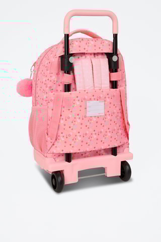 Sac à dos à roulettes Passion - Vieux rose