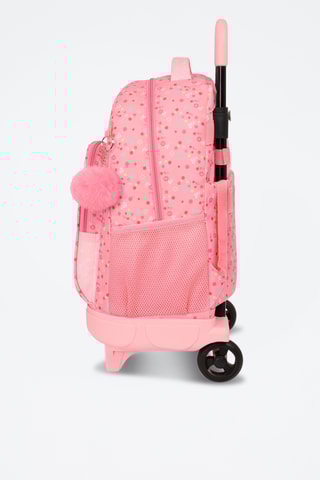 Sac à dos à roulettes Passion - Vieux rose